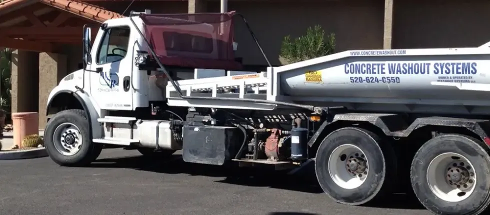 Concrete washout bins